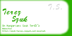 terez szuk business card